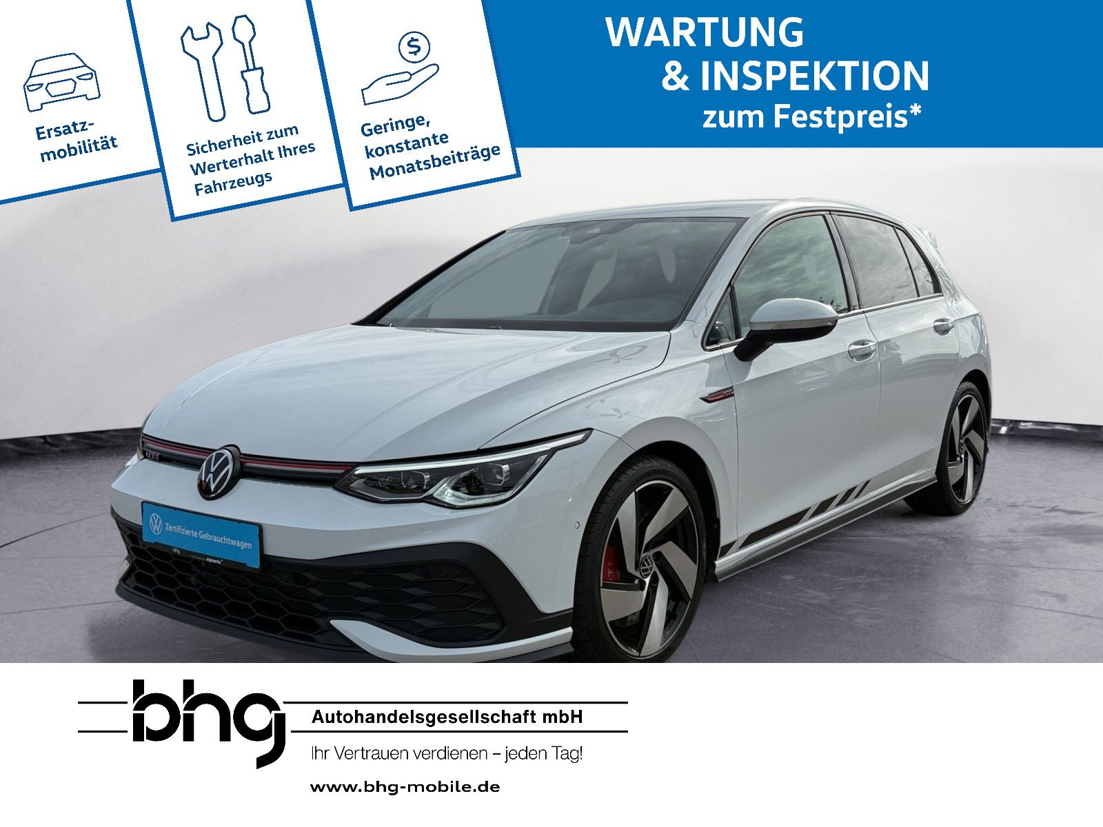 Volkswagen Golf 2023 г. Белый, пробег 48601 км