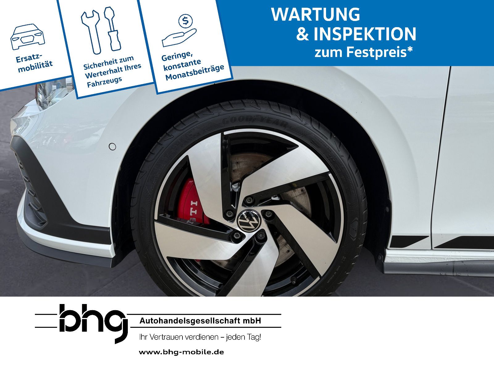 Volkswagen Golf 2023 г. Белый, пробег 48601 км
