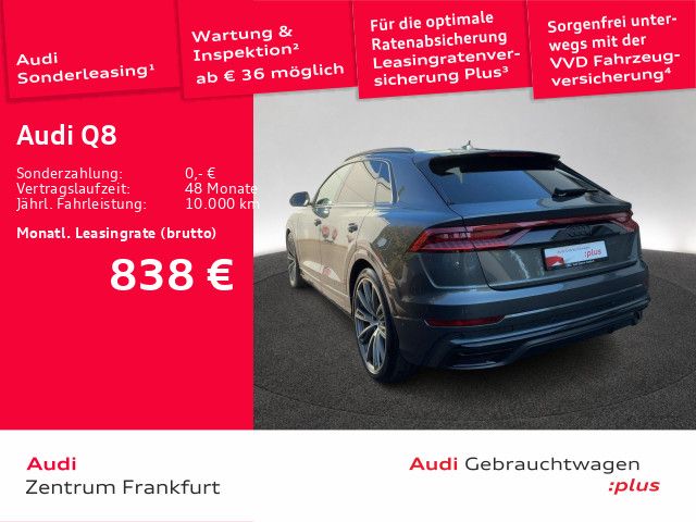 Audi Q8 2023 г. Серый, пробег 44113 км