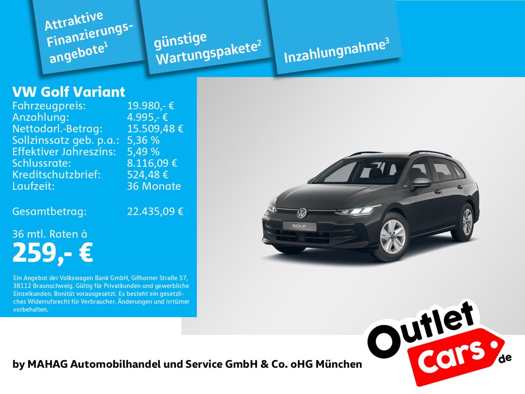 Volkswagen Golf 2024 г. Серый, пробег 39612 км