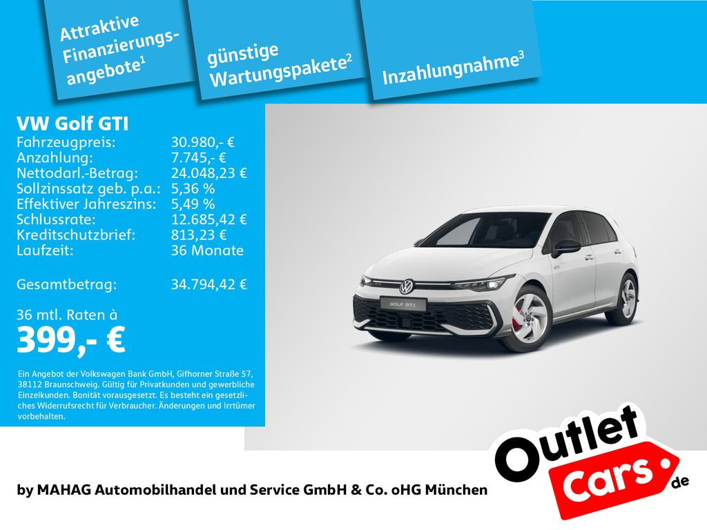 Volkswagen Golf 2024 г. Белый, пробег 18353 км