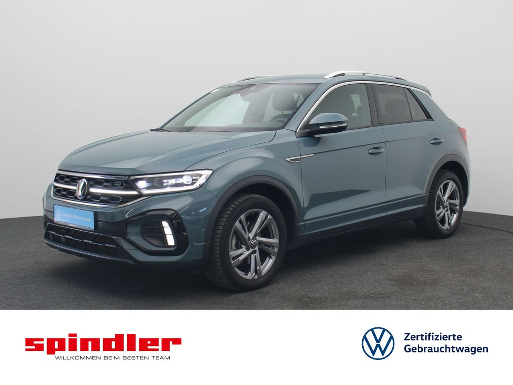 Volkswagen T-Roc 2023 г. Синий, пробег 40000 км