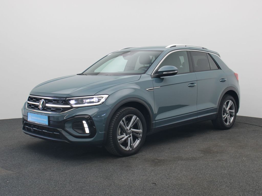 Volkswagen T-Roc 2023 г. Синий, пробег 40000 км