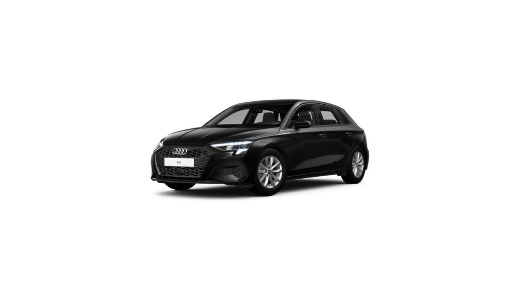 Audi A3 2021 г. Чёрный, пробег 30400 км