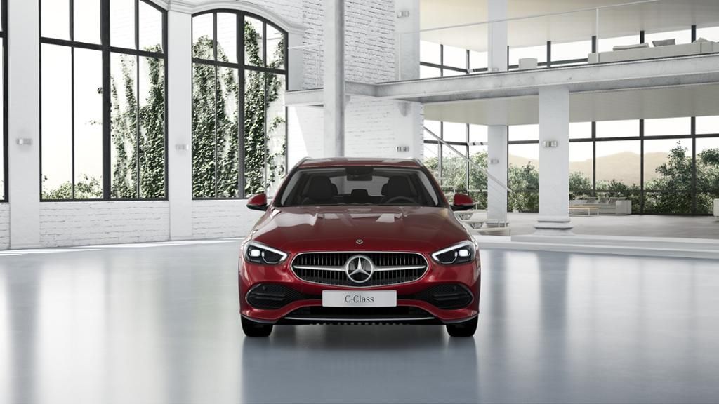 Mercedes-Benz C 200 2023 г. Красный, пробег 24200 км