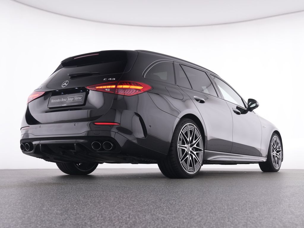 Mercedes-Benz C 43 AMG 2023 г. Чёрный, пробег 27596 км