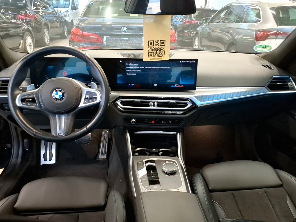 BMW 320 2023 г. Чёрный, пробег 49000 км