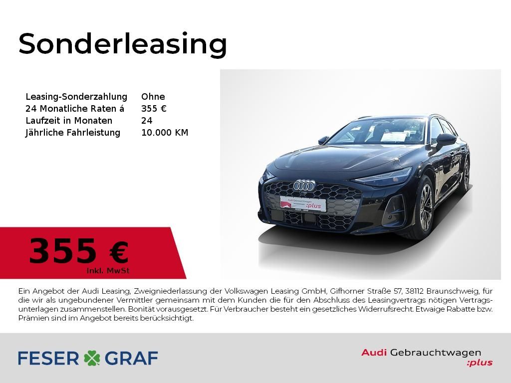 Audi A6 2025 г. Чёрный, пробег 27771 км