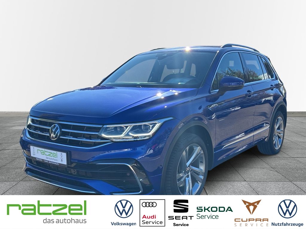 Volkswagen Tiguan 2022 г. Синий, пробег 49862 км
