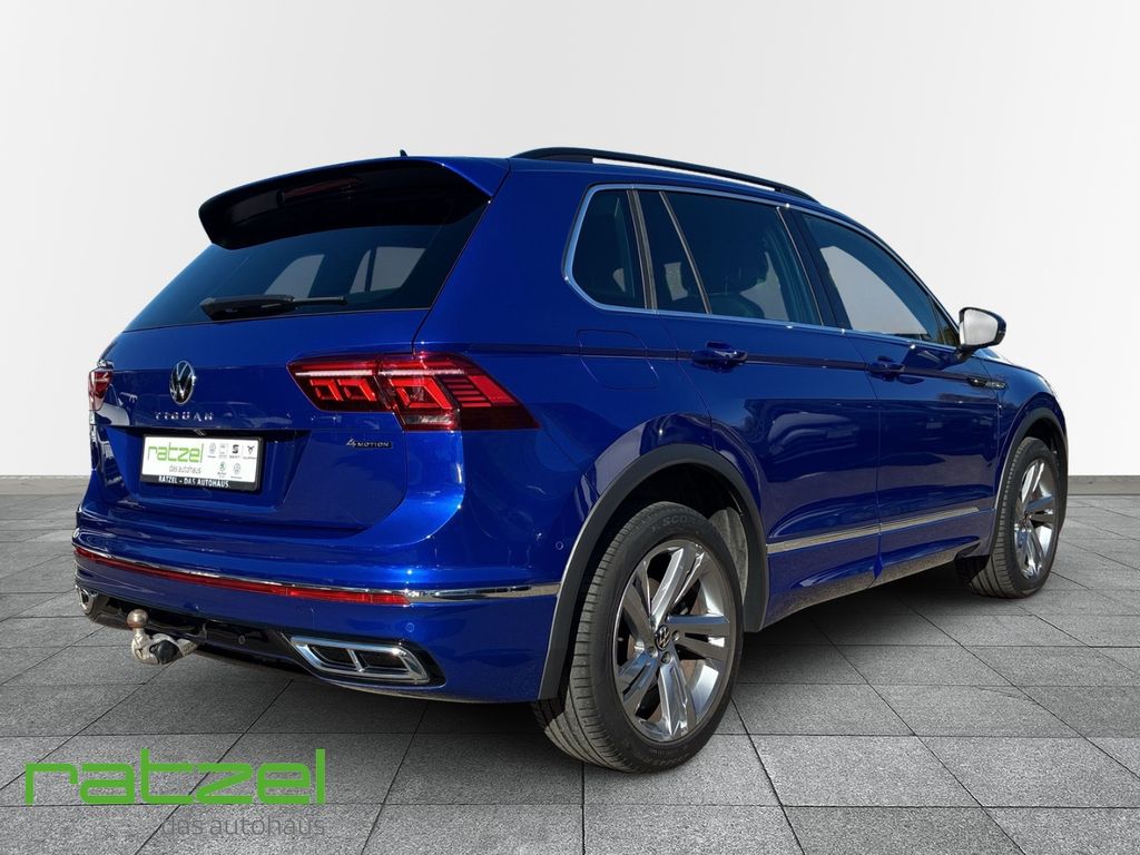 Volkswagen Tiguan 2022 г. Синий, пробег 49862 км