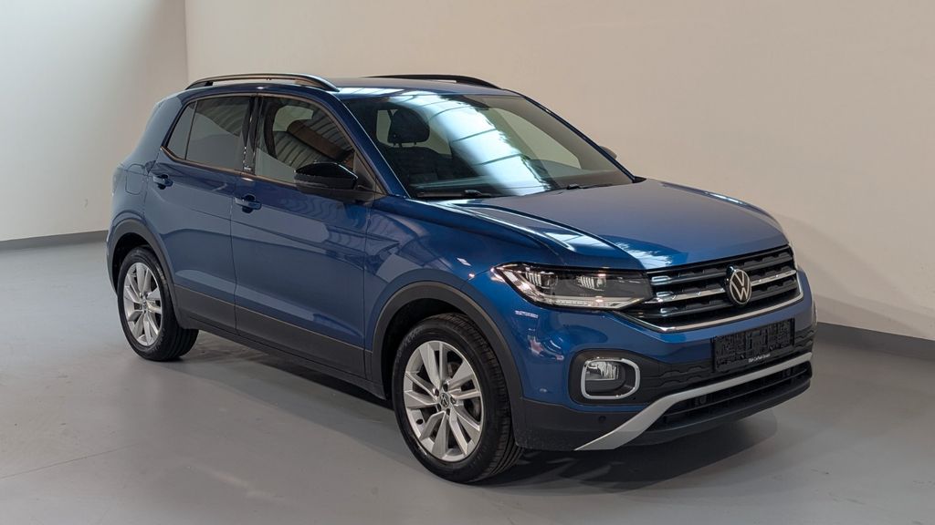 Volkswagen T-Cross 2023 г. Синий, пробег 47899 км