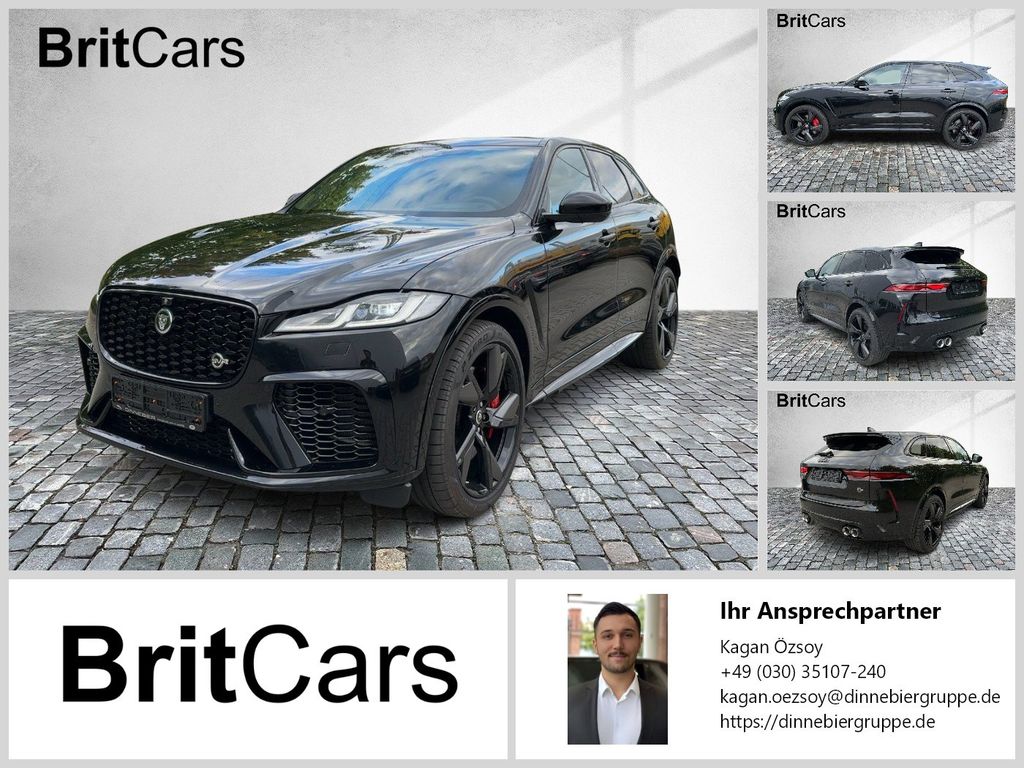 Jaguar F-Pace 2023 г. Чёрный, пробег 44862 км