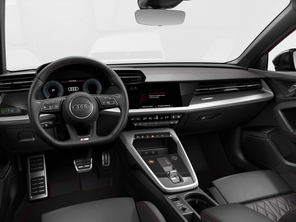 Audi S3 2021 г. Красный, пробег 47062 км
