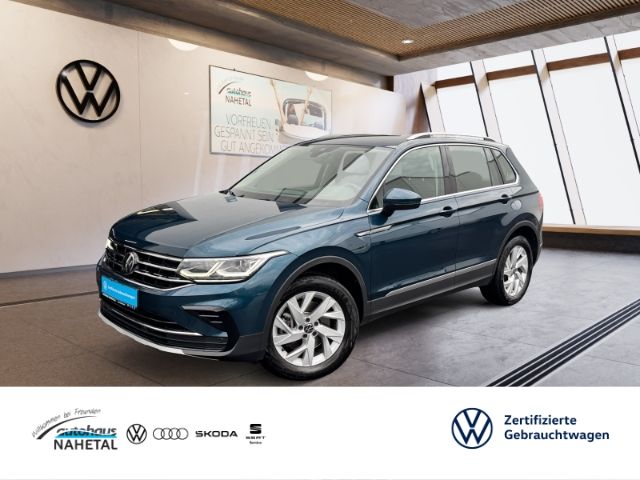 Volkswagen Tiguan 2023 г. Синий, пробег 34387 км