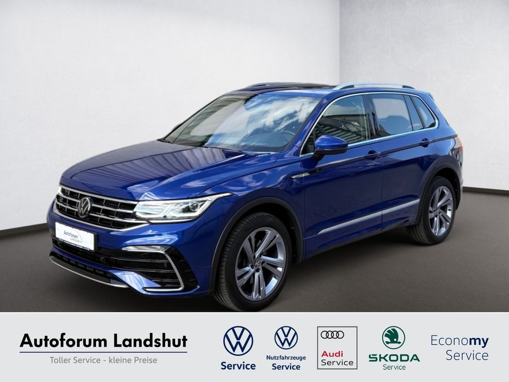 Volkswagen Tiguan 2022 г. Синий, пробег 42580 км