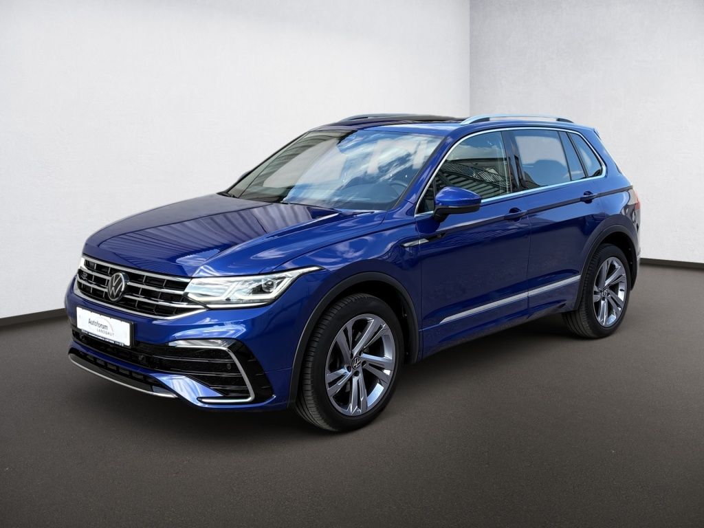 Volkswagen Tiguan 2022 г. Синий, пробег 42580 км