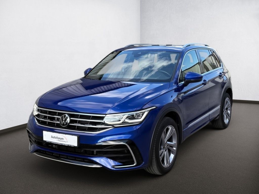 Volkswagen Tiguan 2022 г. Синий, пробег 42580 км