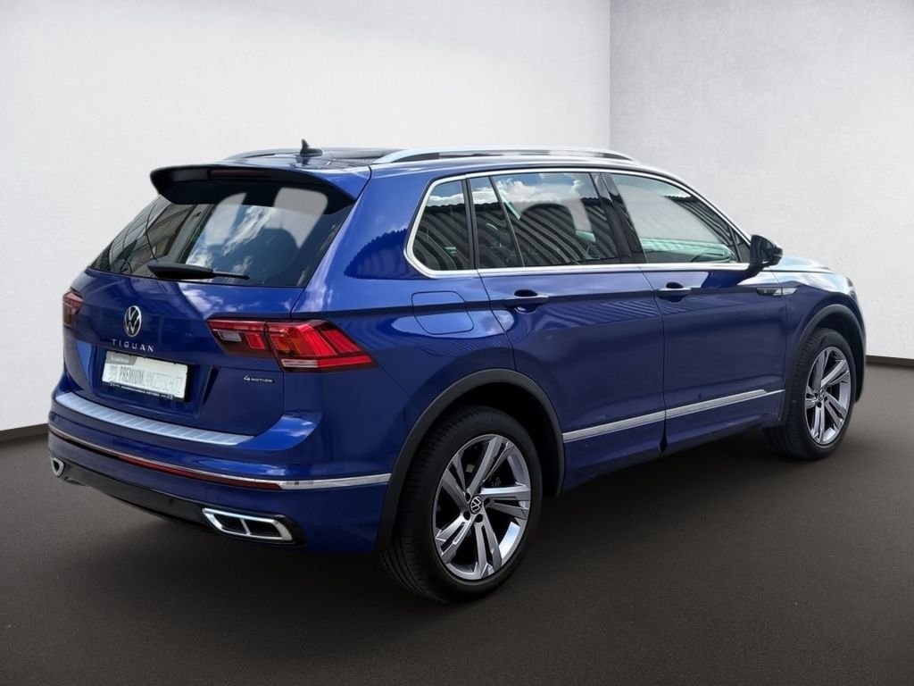 Volkswagen Tiguan 2022 г. Синий, пробег 42580 км