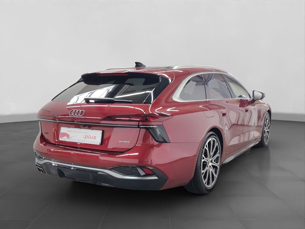 Audi A6 2025 г. Красный, пробег 10373 км