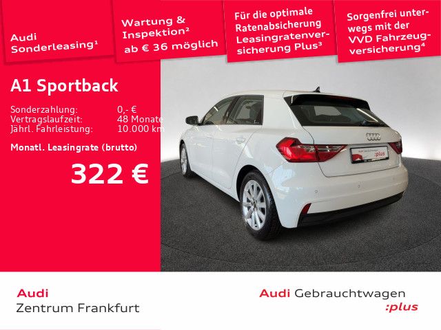 Audi A1 2022 г. Белый, пробег 34682 км