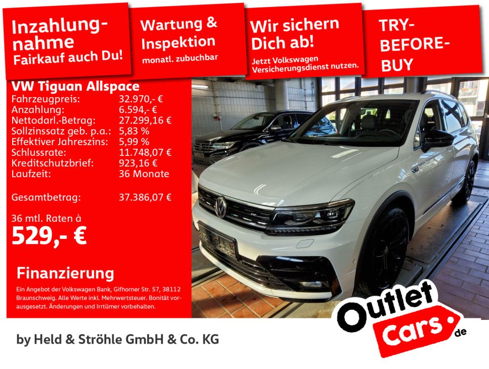Volkswagen TIGUAN ALLSPACE 2021 г. Белый, пробег 58688 км