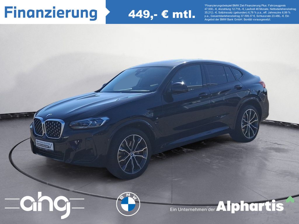 BMW X4 2023 г. Чёрный, пробег 30403 км