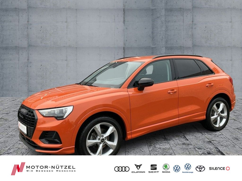 Audi Q3 2023 г. Оранжевый, пробег 37767 км