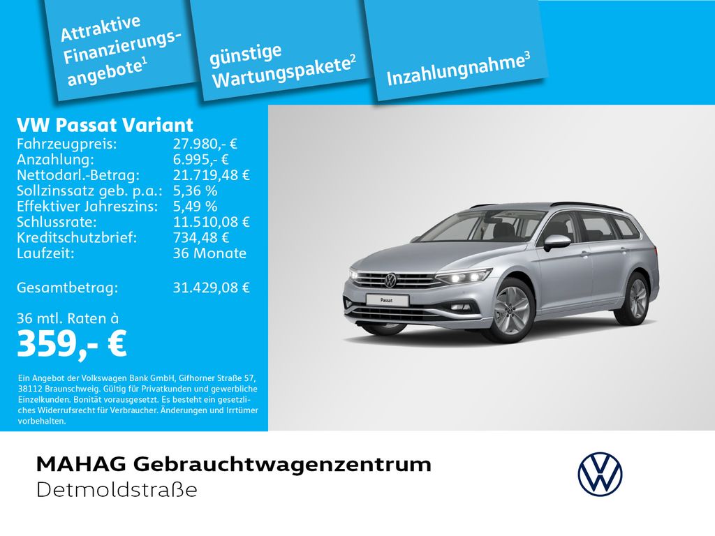 Volkswagen PASSAT VARIANT 2023 г. Серебристый, пробег 46936 км
