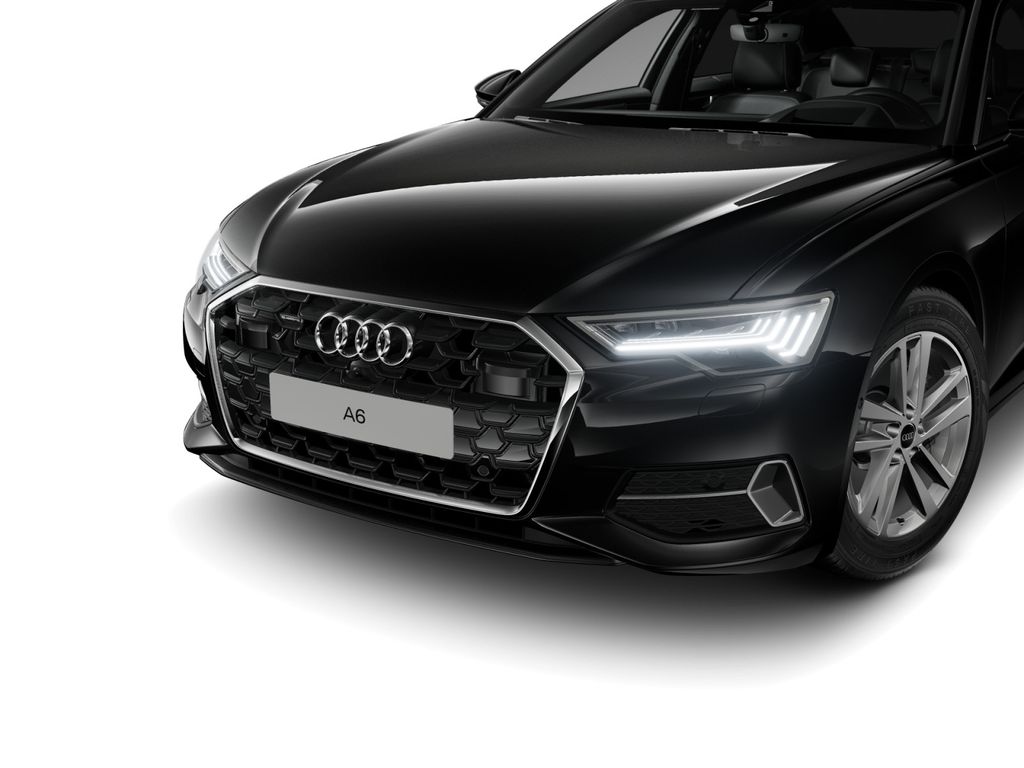 Audi A6 2025 г. Чёрный, пробег 38023 км