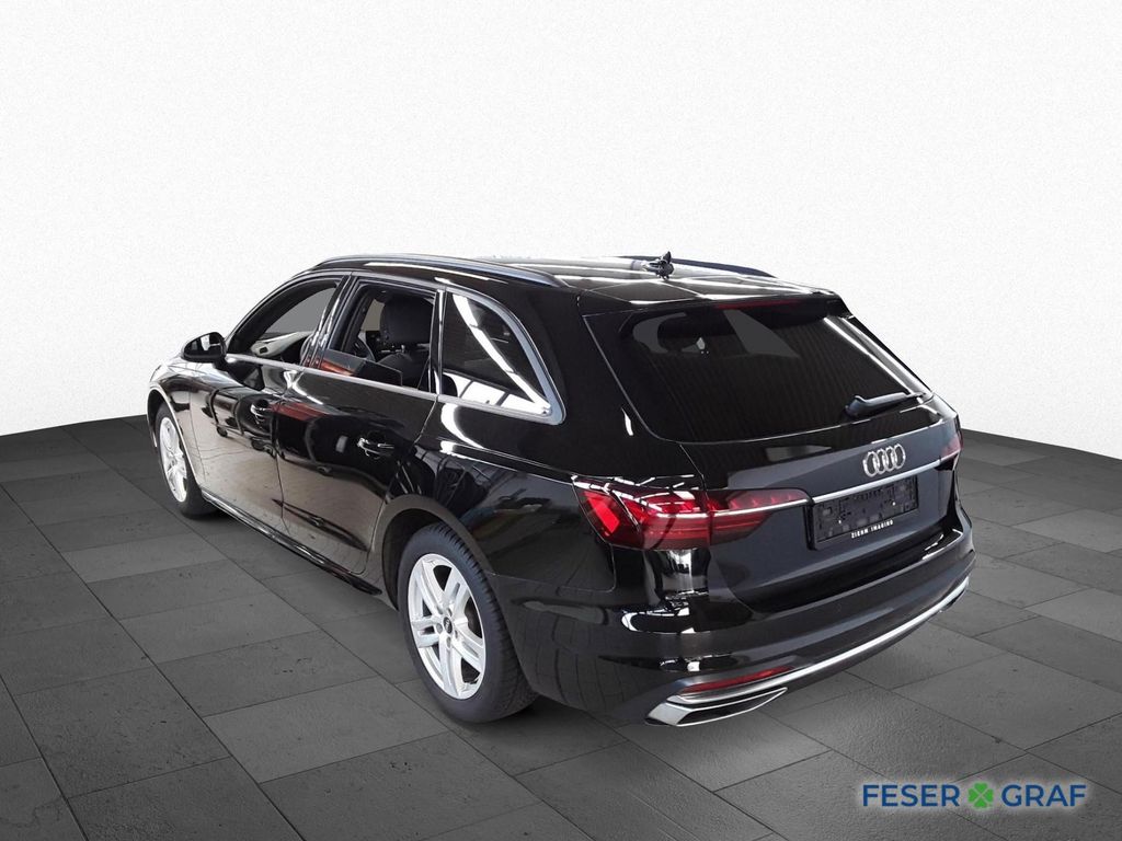 Audi A4 2024 г. Чёрный, пробег 34790 км