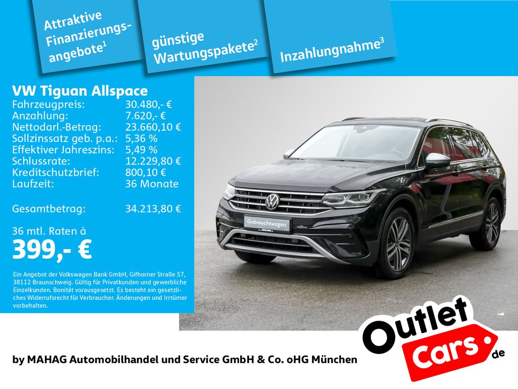 Volkswagen TIGUAN ALLSPACE 2023 г. Чёрный, пробег 55081 км