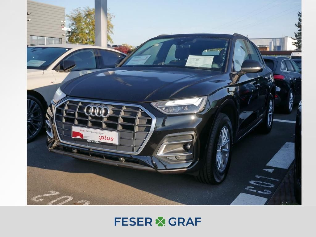 Audi Q5 2023 г. Чёрный, пробег 35150 км