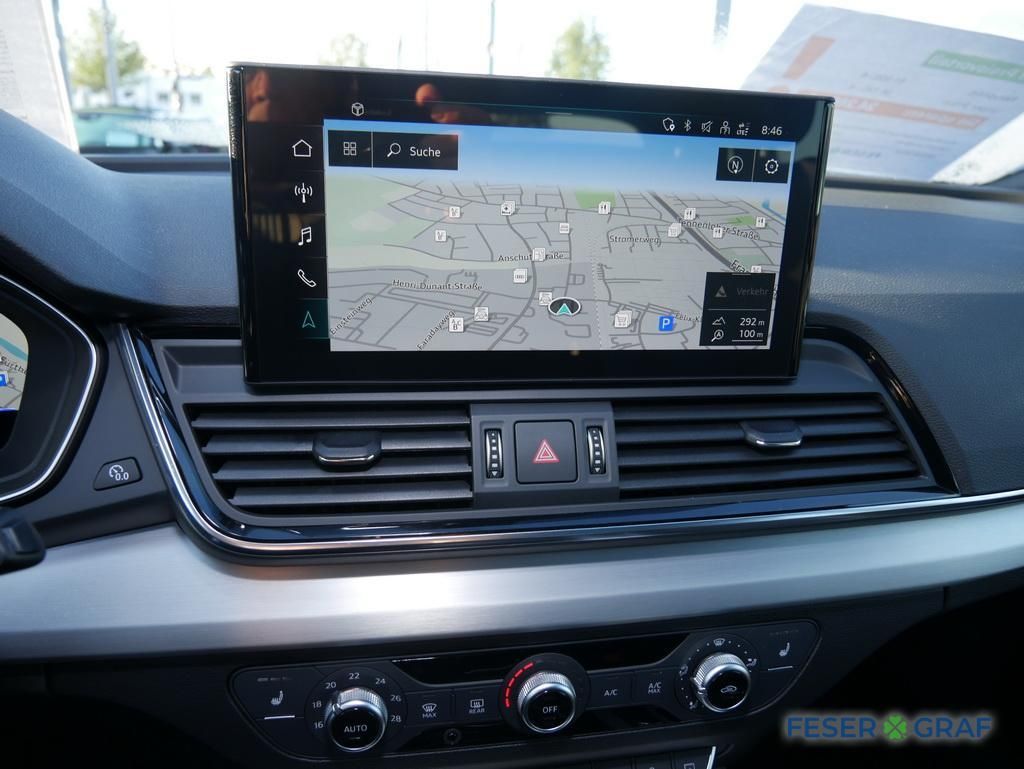 Audi Q5 2023 г. Чёрный, пробег 35150 км