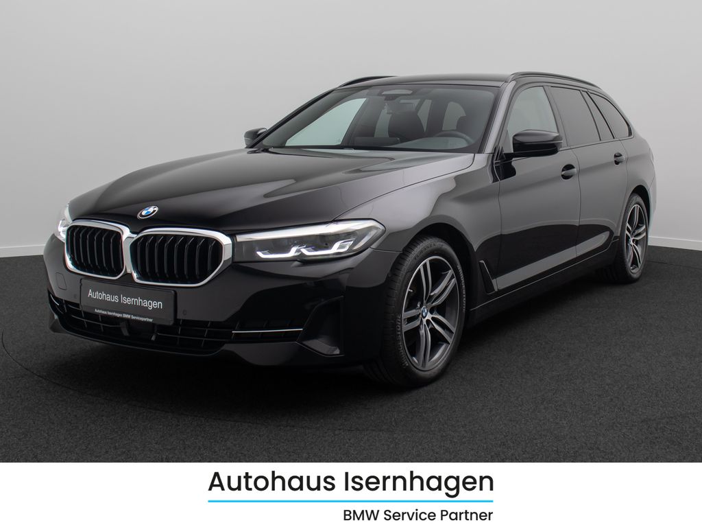 BMW 520 2023 г. Чёрный, пробег 59870 км