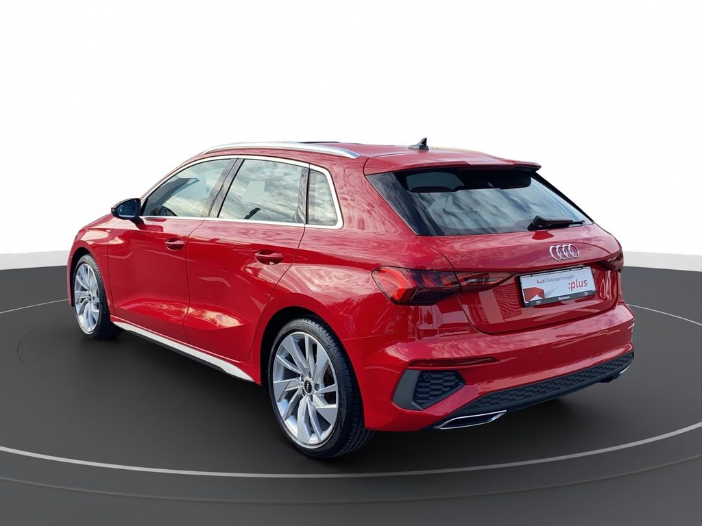 Audi A3 2022 г. Красный, пробег 40133 км