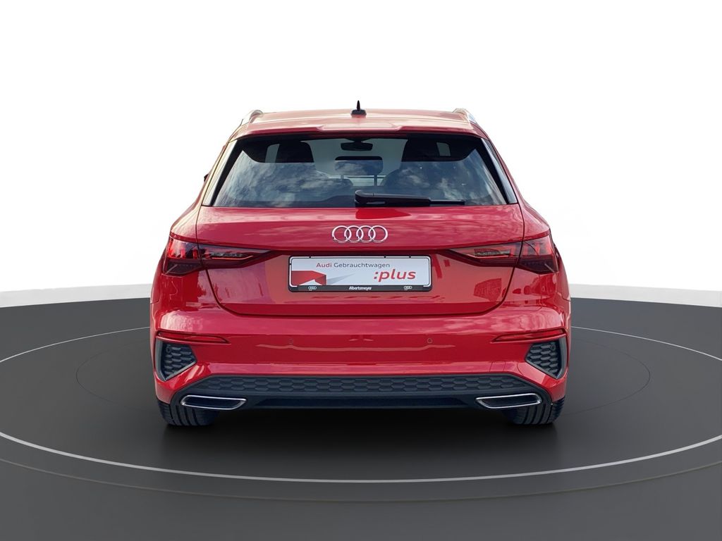 Audi A3 2022 г. Красный, пробег 40133 км