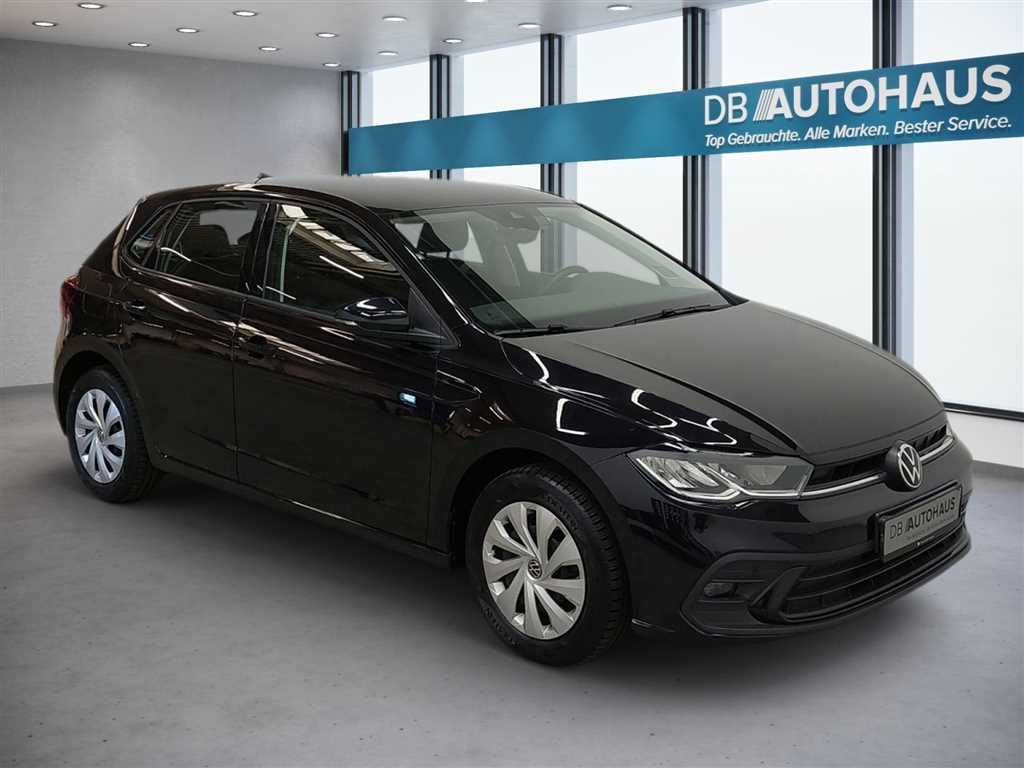 Volkswagen Polo 2023 г. Чёрный, пробег 46299 км