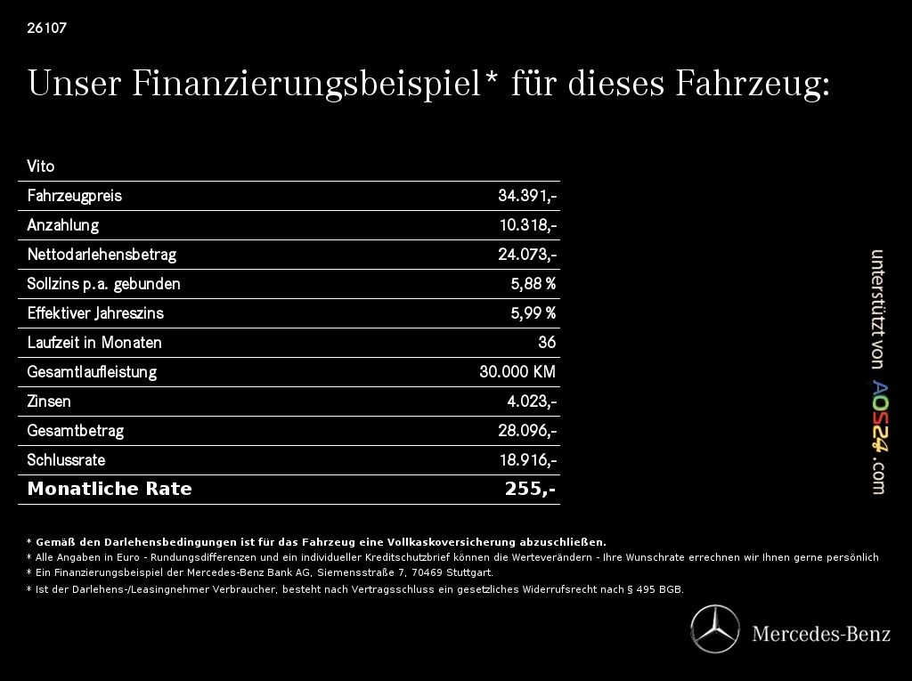 Mercedes-Benz Vito 2025 г. Белый, пробег 55528 км