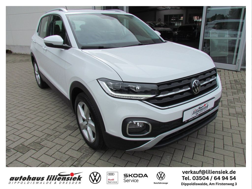 Volkswagen T-Cross 2023 г. Белый, пробег 39595 км