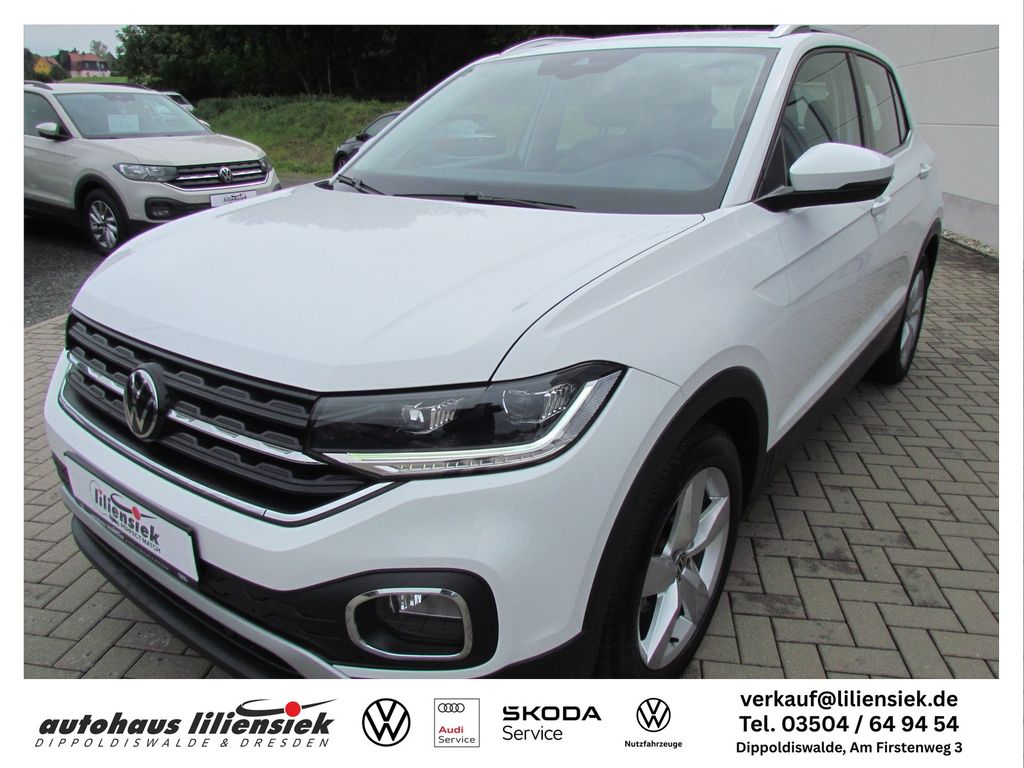 Volkswagen T-Cross 2023 г. Белый, пробег 39595 км