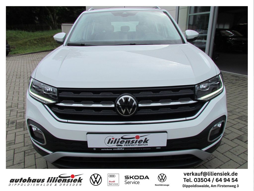 Volkswagen T-Cross 2023 г. Белый, пробег 39595 км