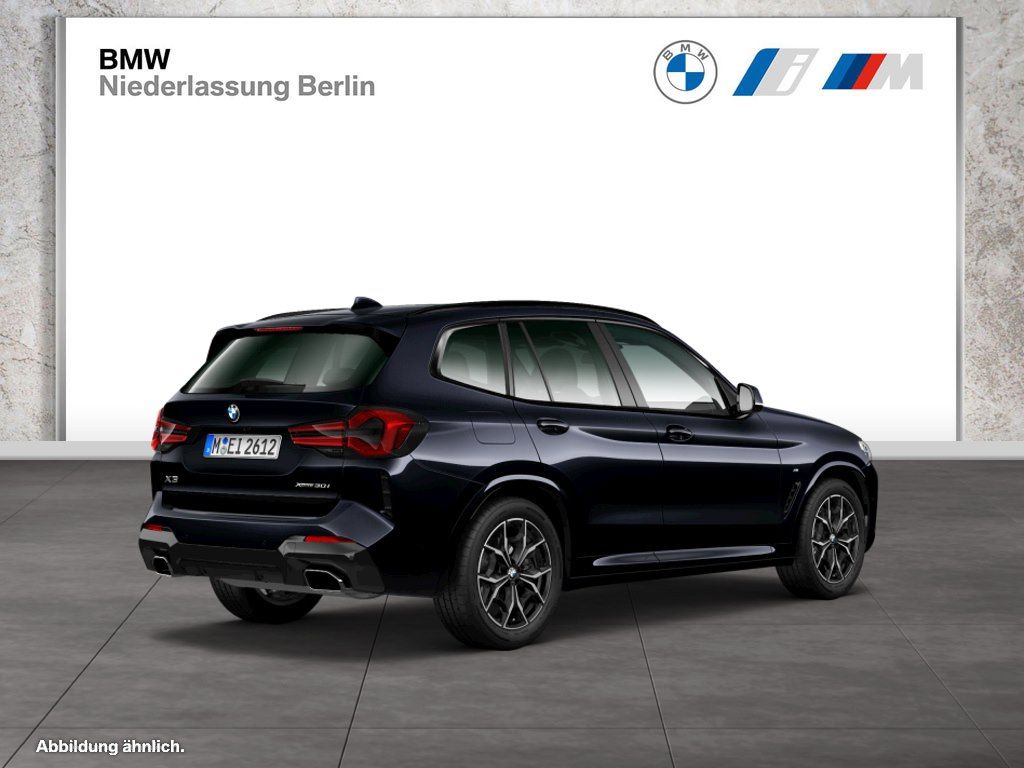BMW X3 2023 г. Чёрный, пробег 22340 км