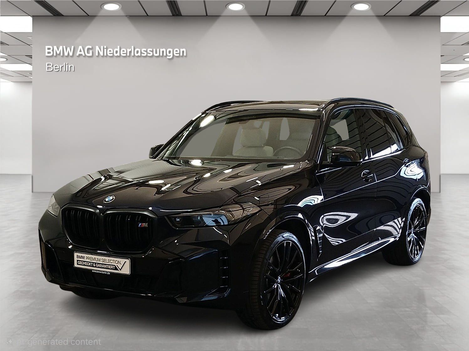 BMW X5 M60 2023 г. Чёрный, пробег 55058 км