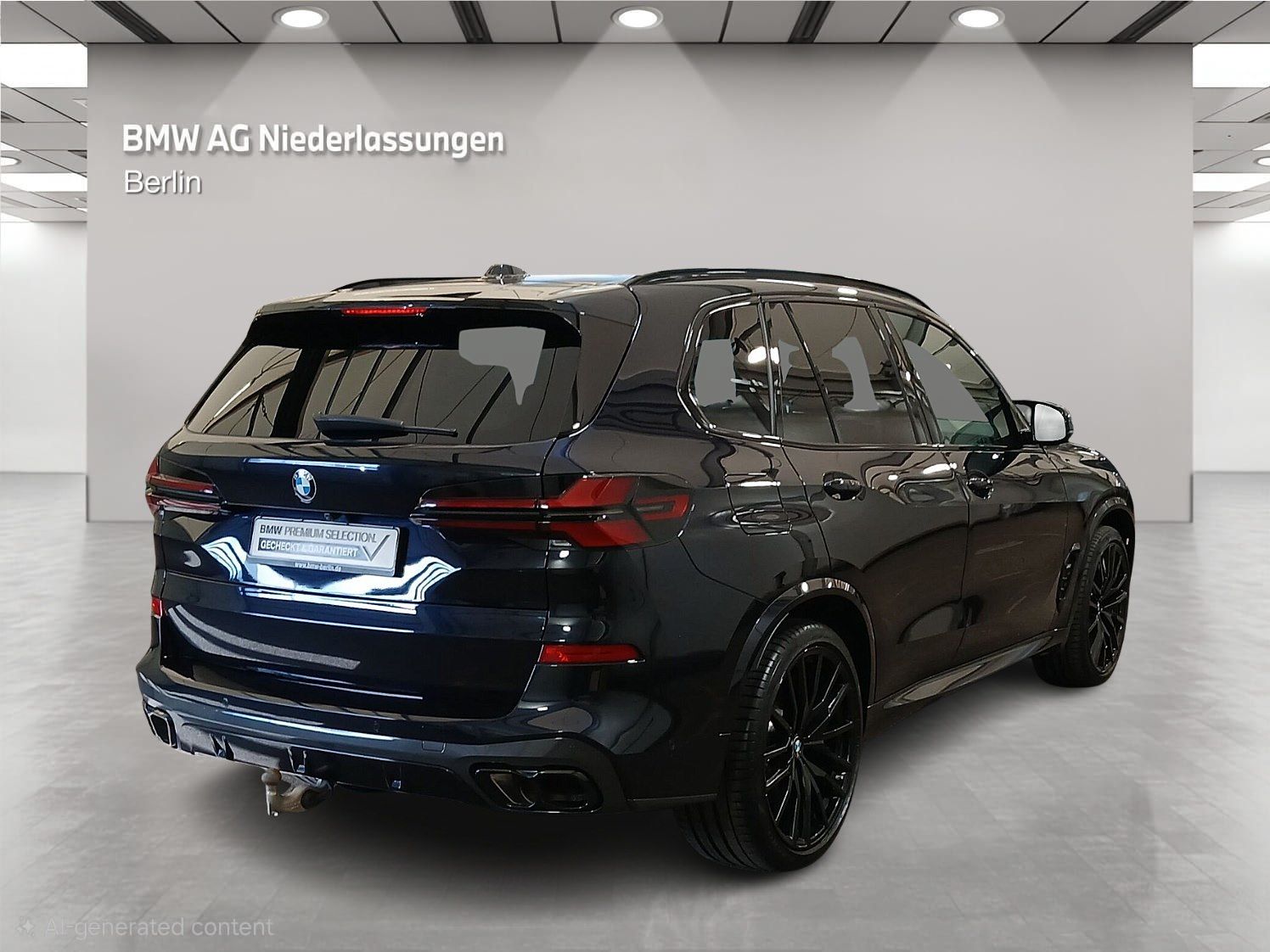 BMW X5 M60 2023 г. Чёрный, пробег 55058 км