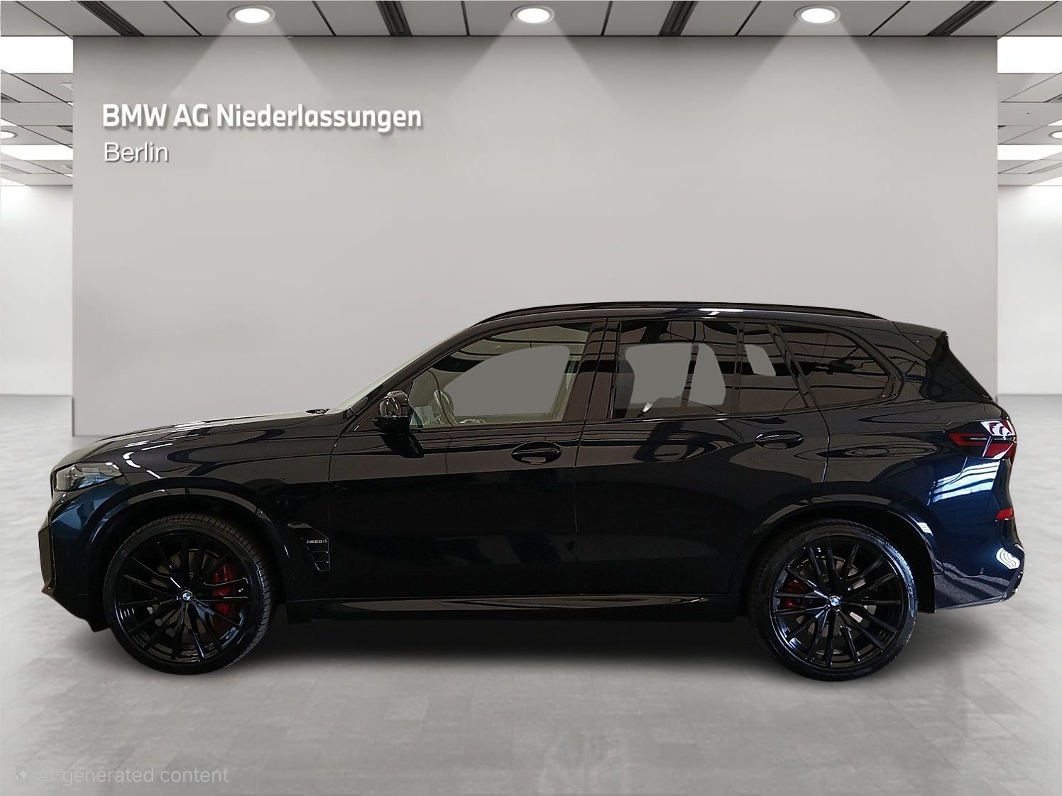 BMW X5 M60 2023 г. Чёрный, пробег 55058 км