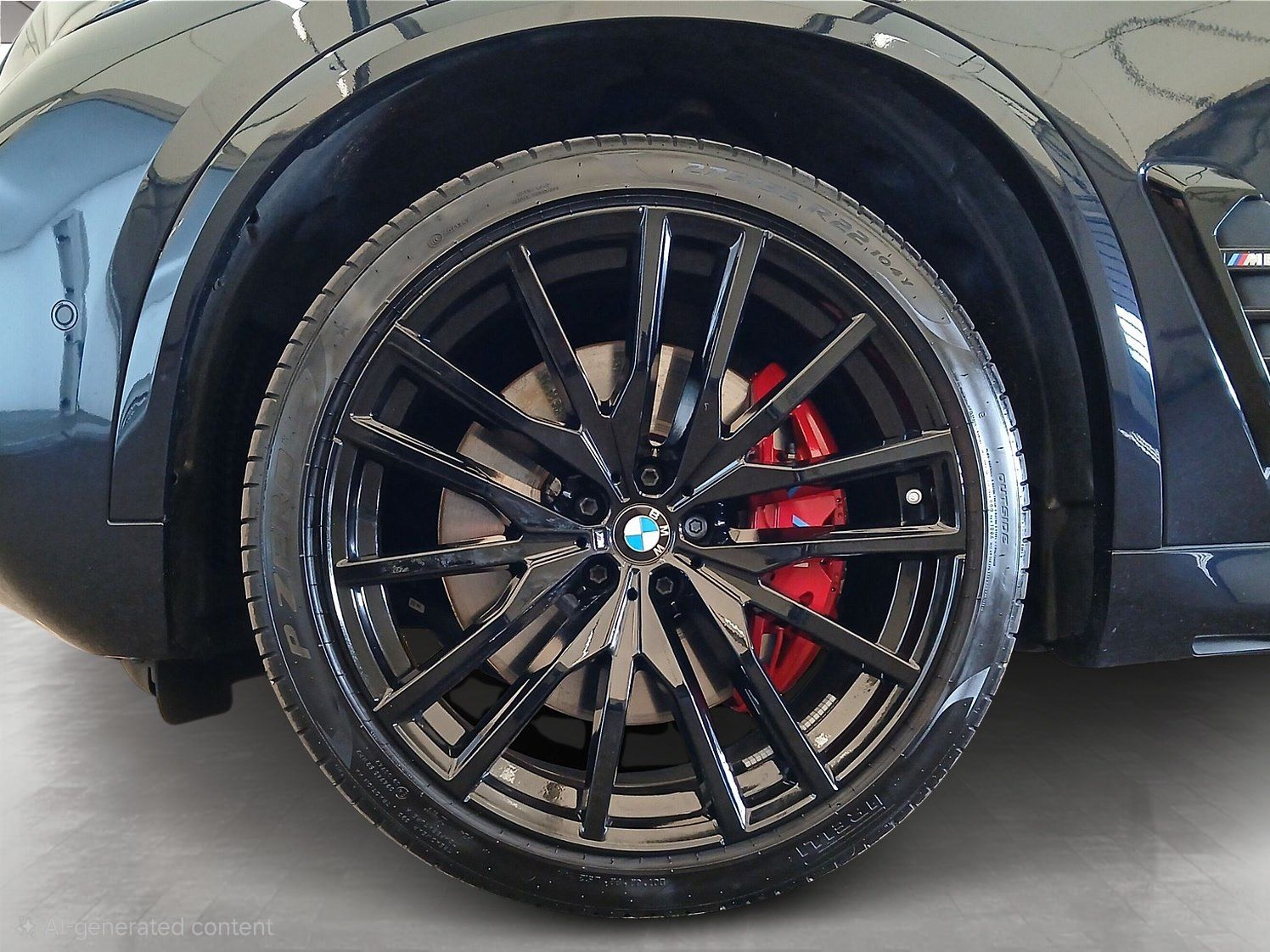 BMW X5 M60 2023 г. Чёрный, пробег 55058 км