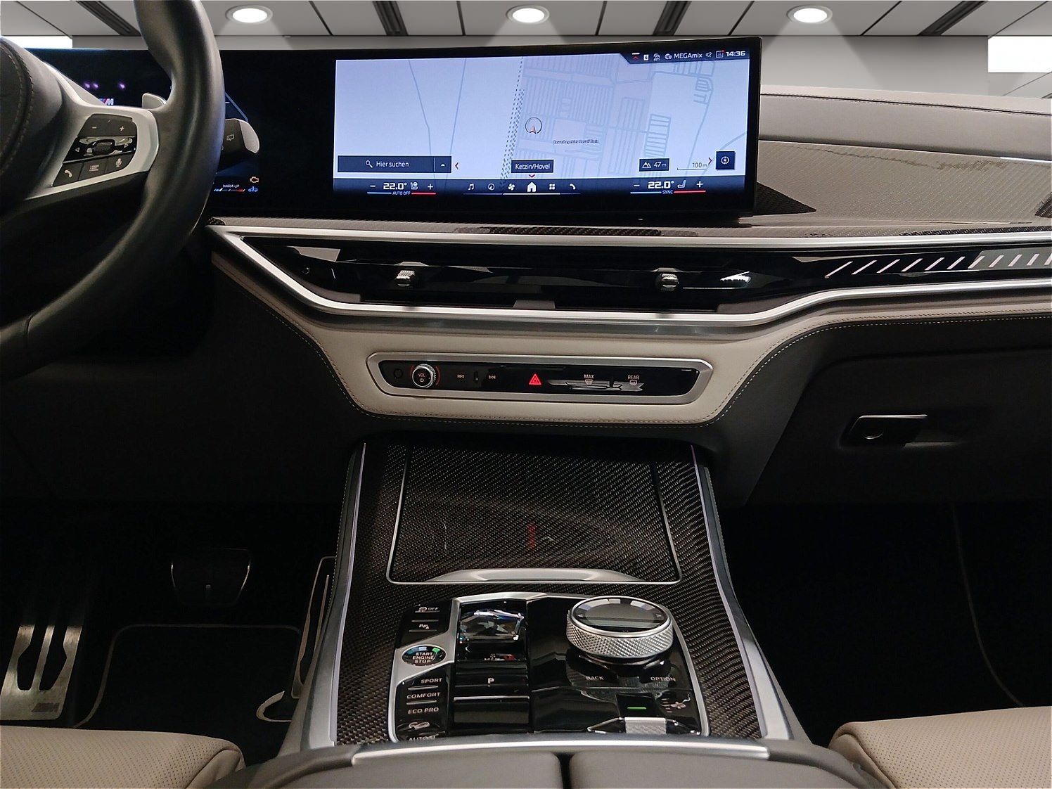 BMW X5 M60 2023 г. Чёрный, пробег 55058 км