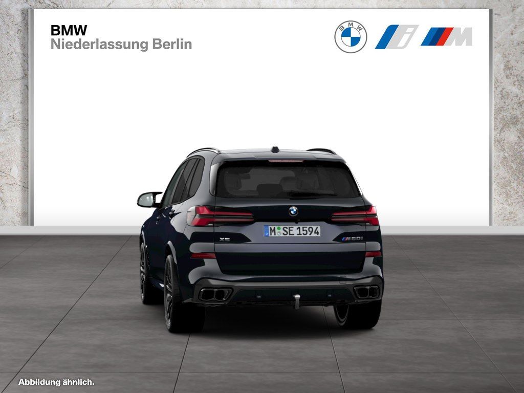 BMW X5 M60 2023 г. Чёрный, пробег 55058 км