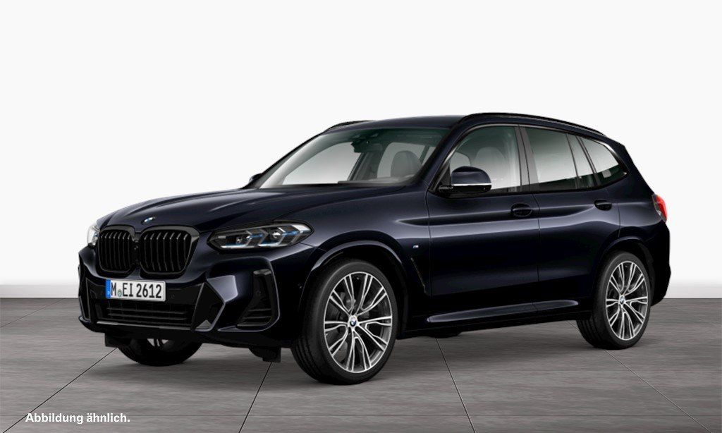 BMW X3 2024 г. Чёрный, пробег 55954 км