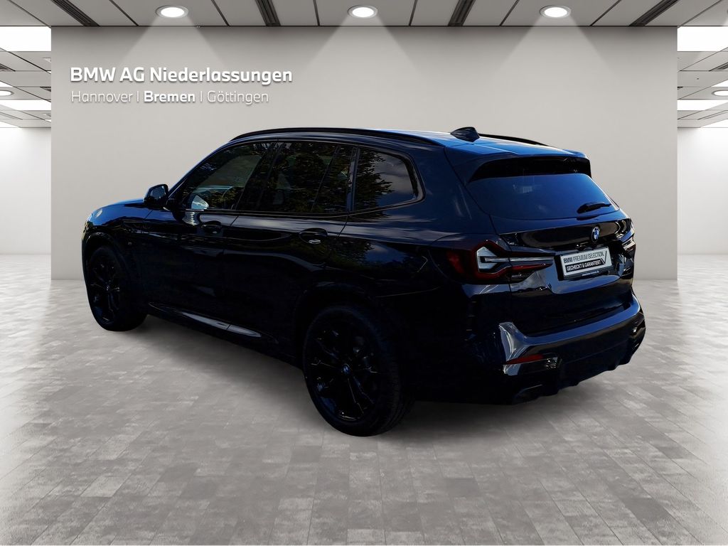 BMW X3 2024 г. Чёрный, пробег 55954 км